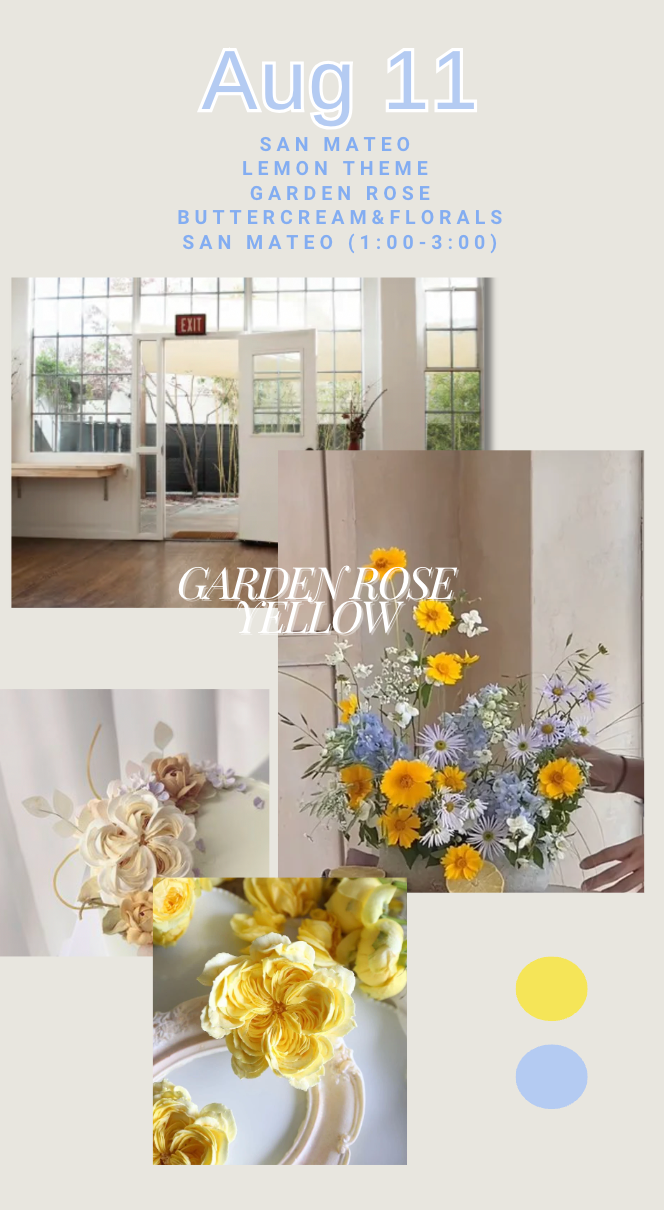 8.11.24 Lemon Theme Floral & Buttercream Workshop