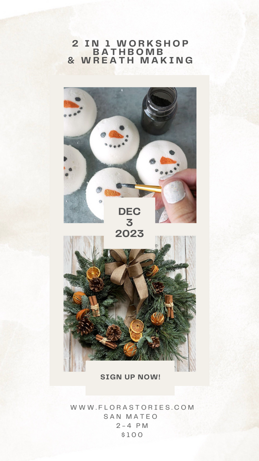 Christmas Bath Bomb Making + Christmas Wreath